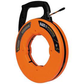 Klein Tools 50375 fish tape coil for compact storage during jobs.