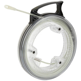 Klein Tools 50550 glow-tape-case glows in dim spaces for easy wall feeding.