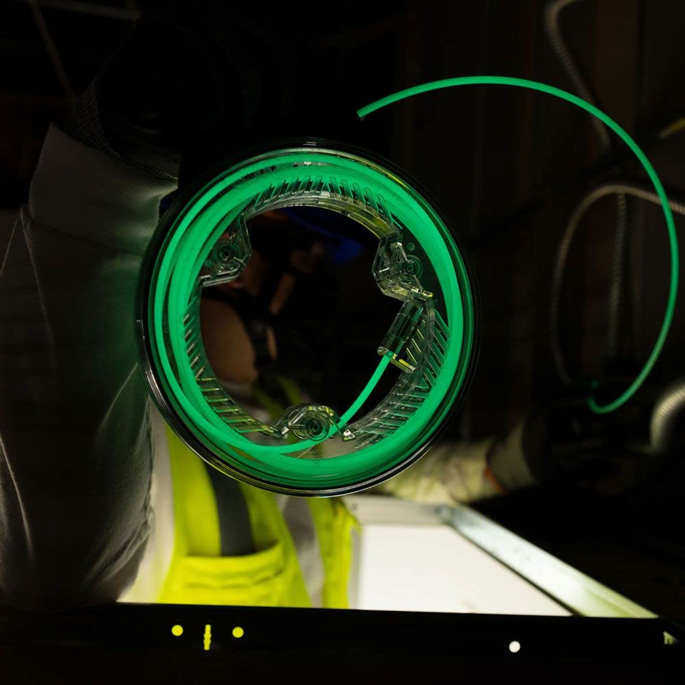 Klein Tools 50550 glow-tape-fiberglass glows for low-light guiding.