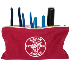 Klein Tools 5141 bank deposit use-case bag keeps cash and tools organized
