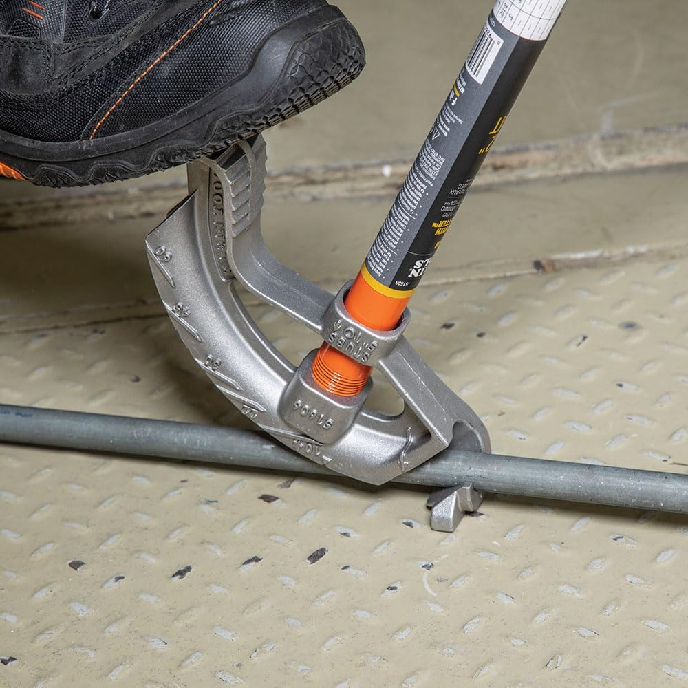 Klein Tools 51606 aluminum-conduit-bender complements portable on-site work