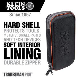Klein Tools 5189 durable zipper closure keeps contents secure