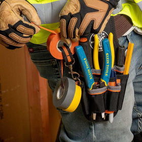 Klein Tools 5240 durable canvas construction supports daily trades use