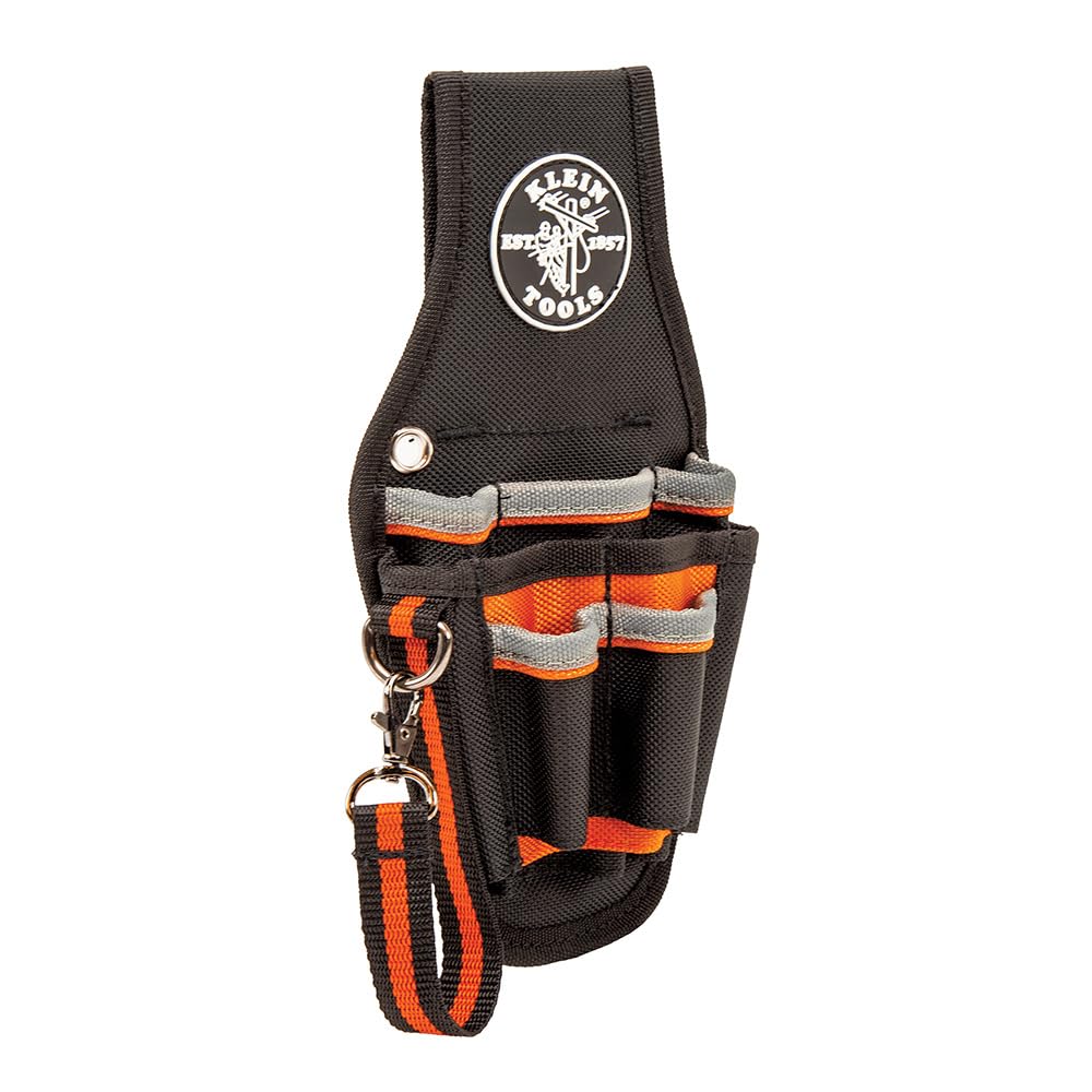 Klein Tools 5240 tool pouch front view offering compact organization for on-site tasks