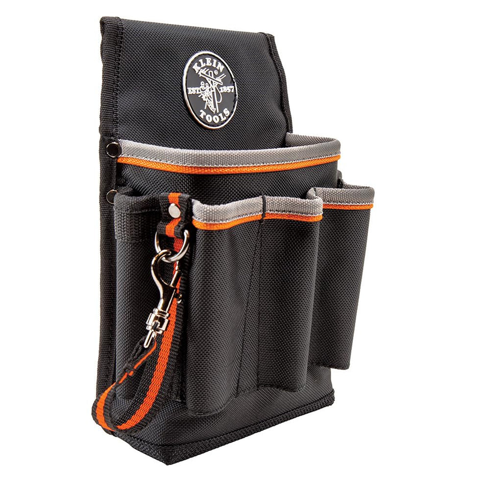 Klein Tools 5241 Tradesman Pro pouch with reinforced bottom for heavy daily use.
