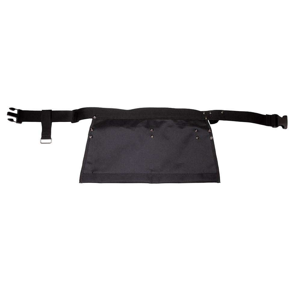 Klein Tools 5244 apron reinforced bottom demonstrates rigidity under demanding tasks.