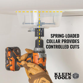 Klein Tools 53710 dust bowl with vacuum port for debris containment