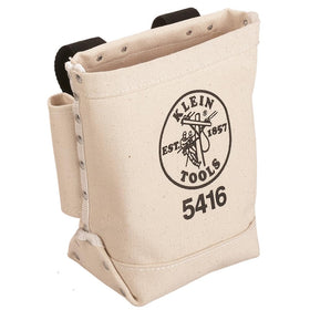 Klein Tools 5416 bull-pin loops on both sides enable quick belt access.