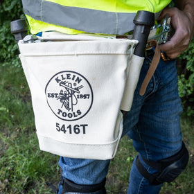 Tunnel belt connection allows quick wear on any belt with the Klein 5416T.