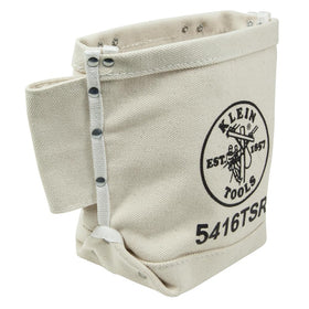 Bottom drain holes relieve moisture on damp job sites.