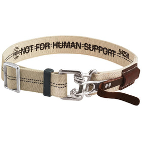 Klein Tools 5425M tool belt overview showing durable cotton-polyester fabric for all-day comfort.