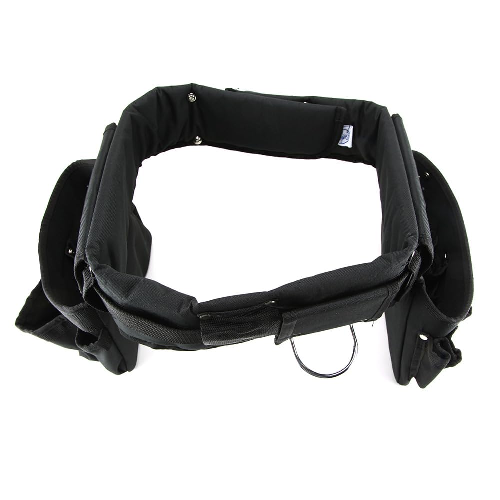 Klein Tools 55298H adjustable waist belt provides all-day comfort.