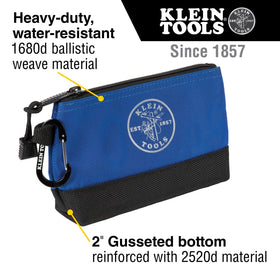 Klein Tools 55559 14-inch gray bag ready to organize wrenches and bits.