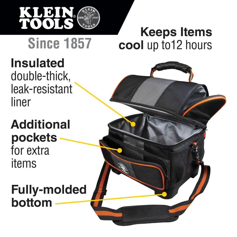 Klein Tools 55601 upper doghouse compartment keeps items from getting squished on the go.