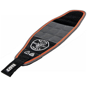 Klein Tools 55895 magnetic wristband holding wire connectors at the wrist for quick access