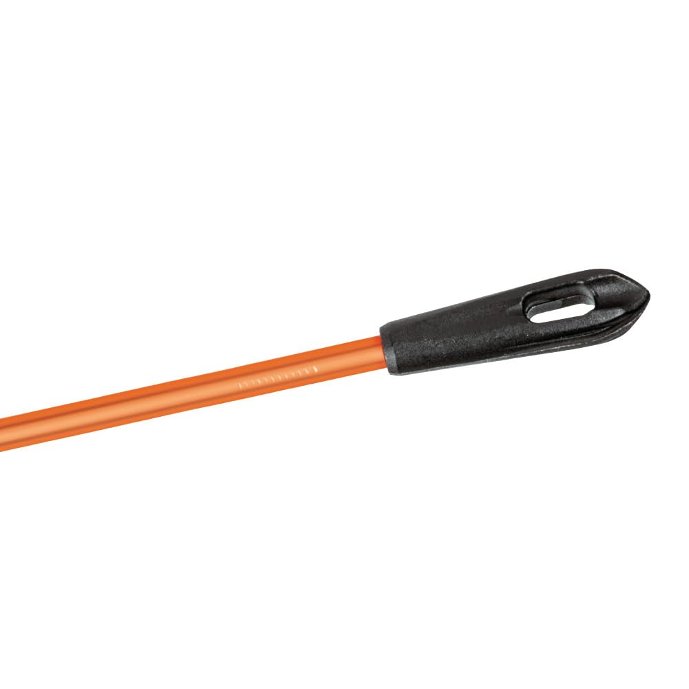 Klein Tools 56059 strong fiberglass and grooved profile reduce friction.