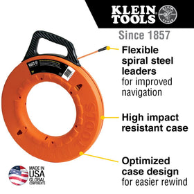 Klein Tools 56059 multi-groove design reduces friction during feed.