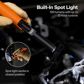 Klein Tools 56073 270-degree rotation offers precise lighting angles.