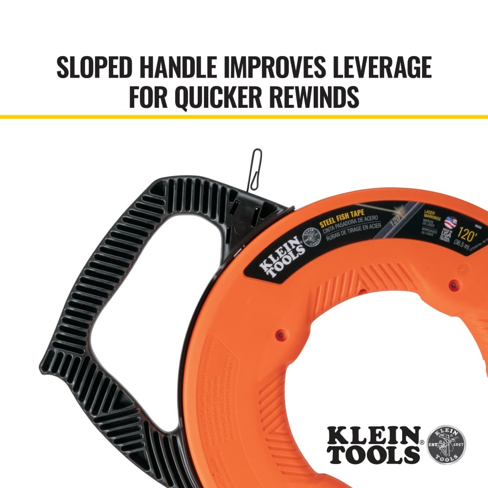 Klein Tools 56333 descending foot markings aid quick depth estimation.