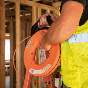 Klein Tools 56383 durable polypropylene case withstands tough job-site use.
