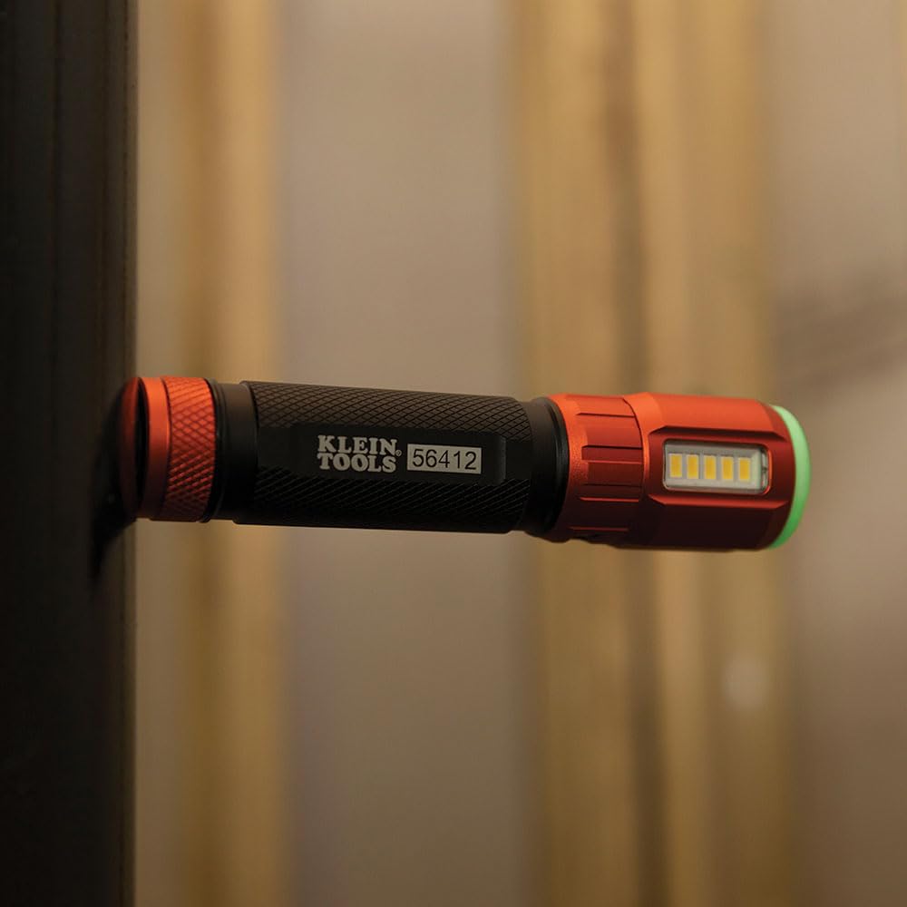 Klein Tools 56412 battery gauge shows charge level at a glance