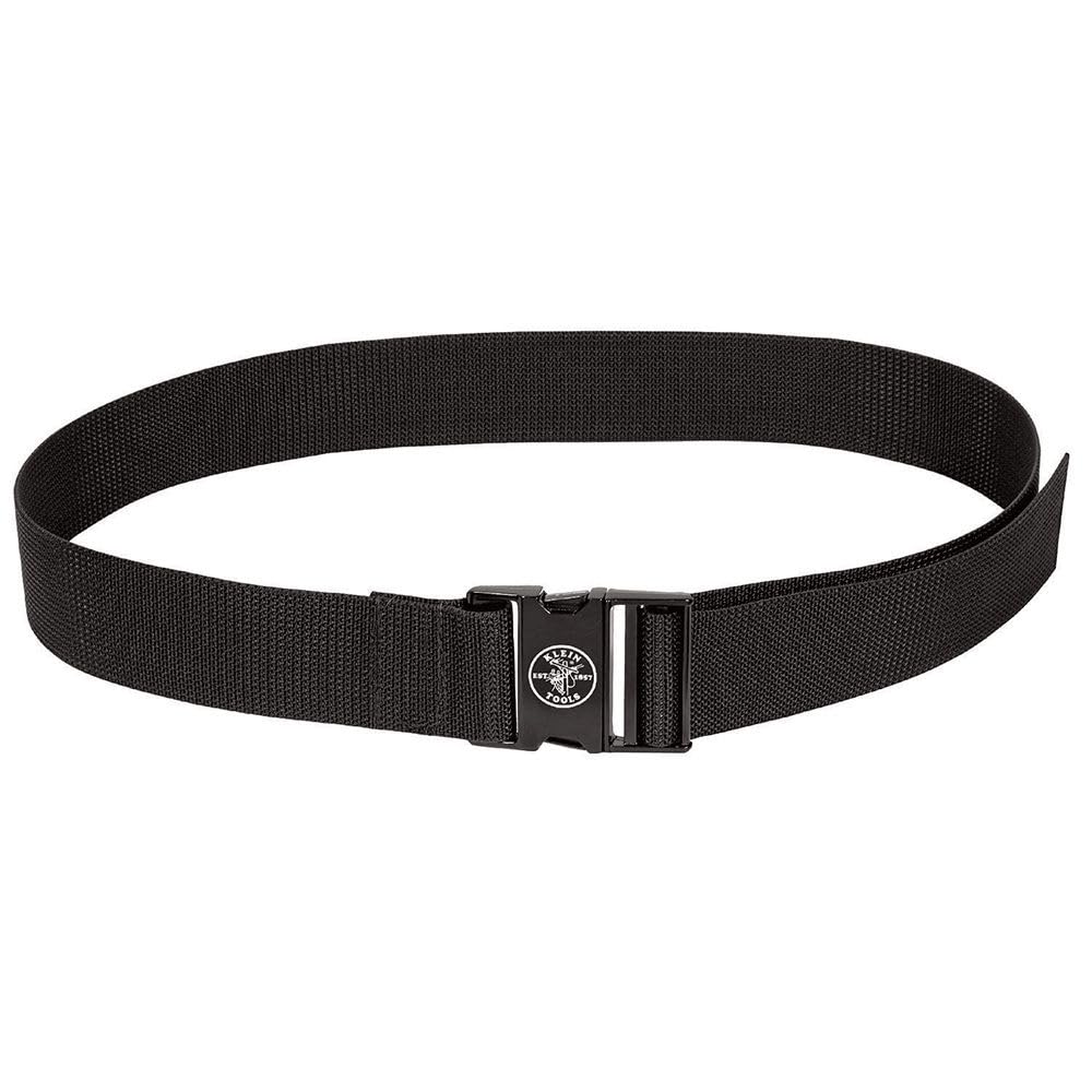 Klein Tools 5705 PowerLine belt buckle close-up with quick-release feature