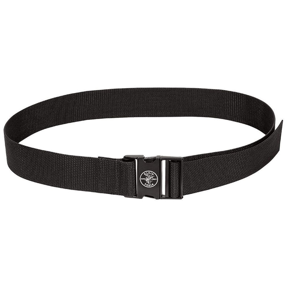 Klein Tools 5705 PowerLine belt buckle close-up with quick-release feature