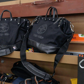 Klein Tools 58889 padded shoulder strap enhances comfort during daily transit.