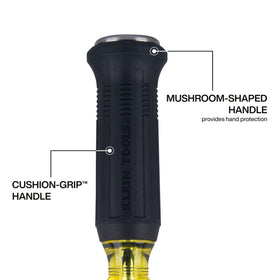 Klein Tools 60012DD oversized strike cap enhances hammer accuracy and impact area.