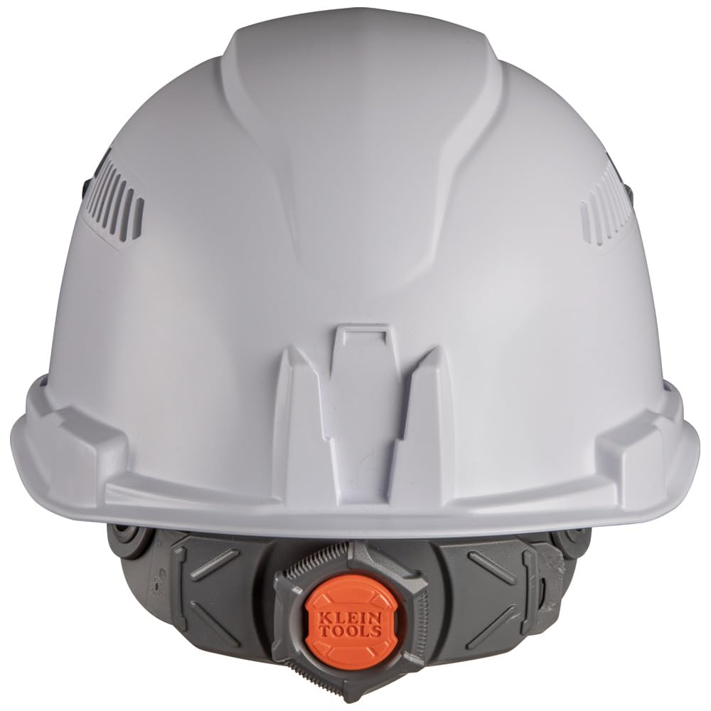 Klein Tools 60113RL rear view shows comfort-focused padding and strap-free mounting.