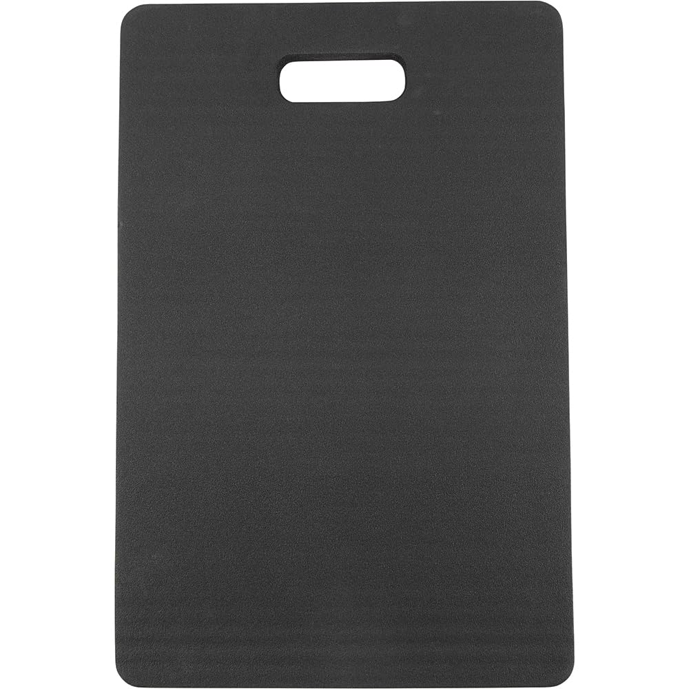 Klein Tools 60135 kneeling pad being cleaned for easy maintenance.