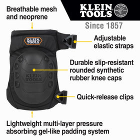 Klein Tools 60344 gel-like padding provides lightweight, comfort-focused support