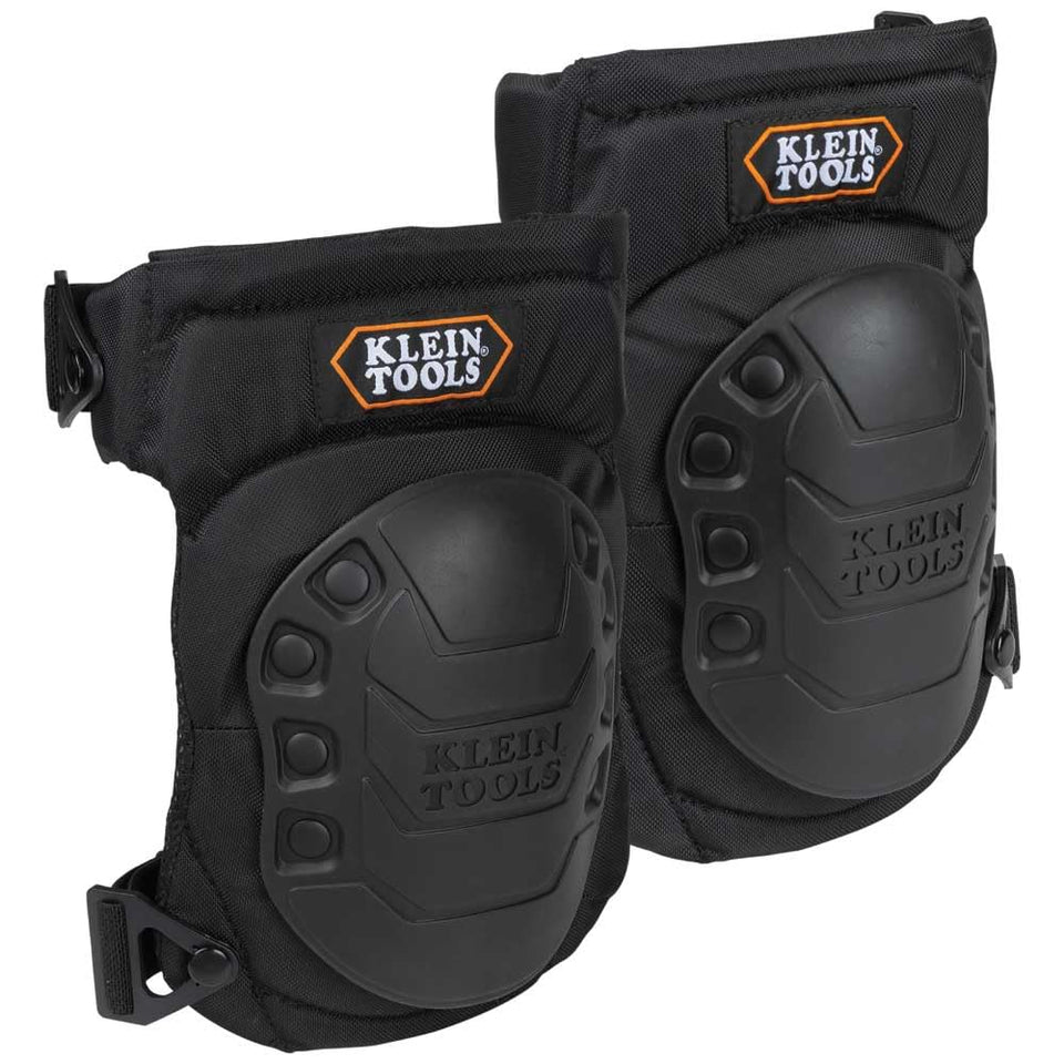 Klein Tools 60344 knee pads with top strap keep them centered during work