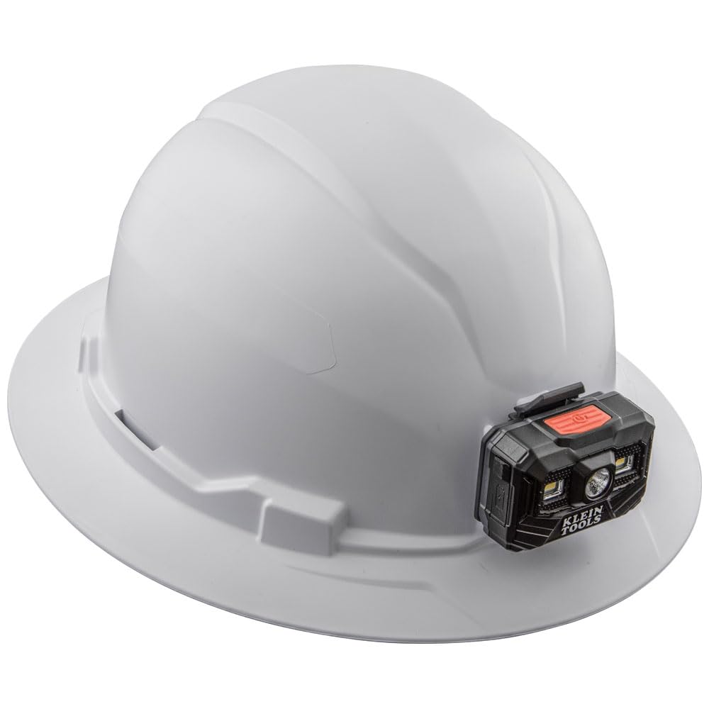 Klein Tools 60406RL slots for hearing protection and face shield compatibility