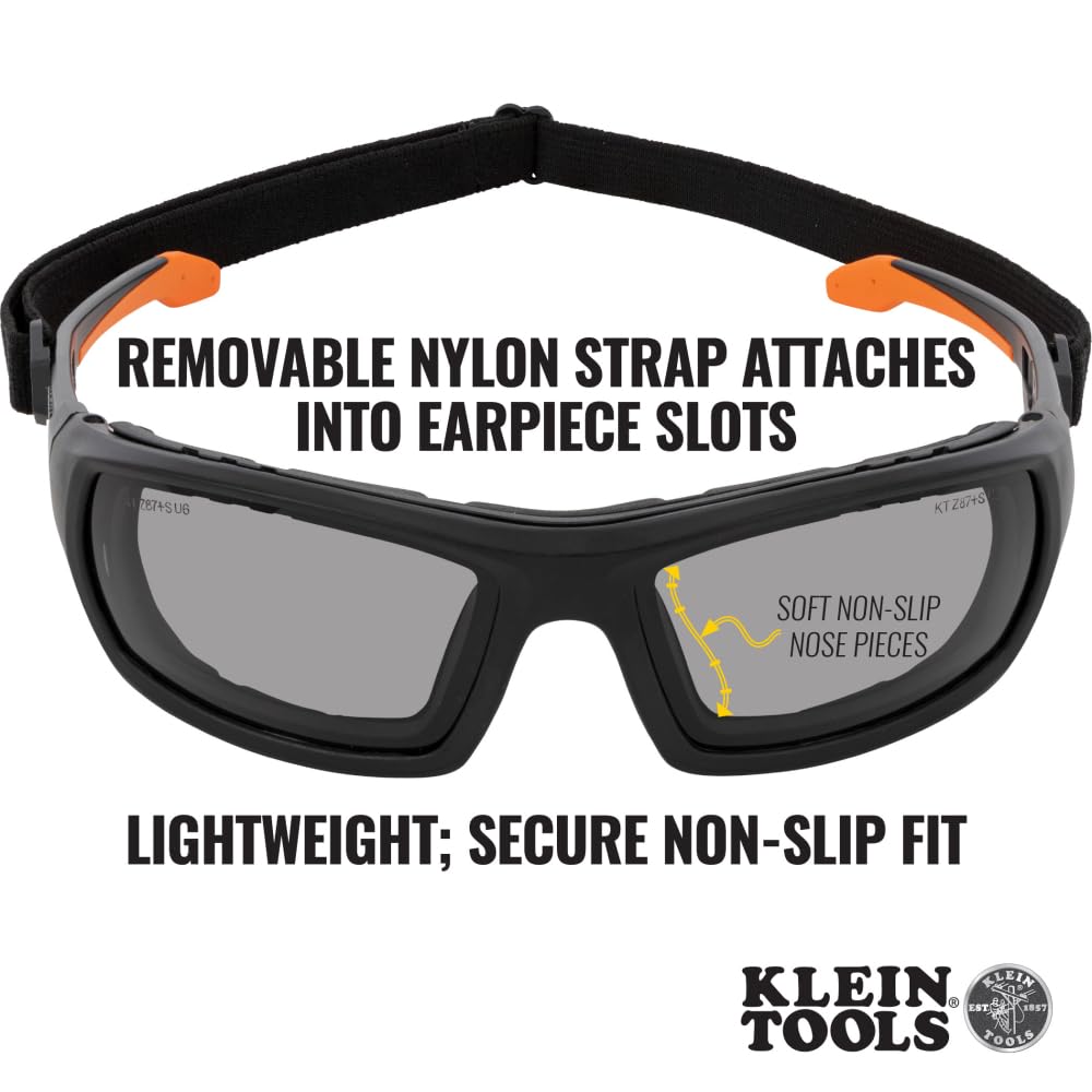 Klein Tools 60471 ANSI Z87.1+ protection ensures reliable impact resistance on demanding jobs.