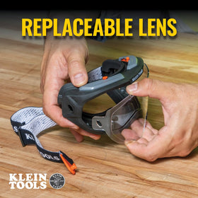 KLEIN TOOLS 60479 OTG design accommodates prescription glasses comfortably