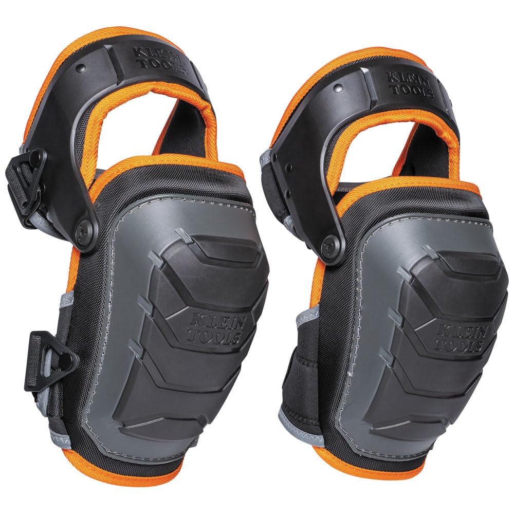 Klein Tools 60491 knee pad with durable shell for rugged jobs.