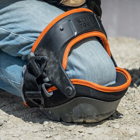 Klein Tools 60491 knee pad durable stitching for long-lasting use.