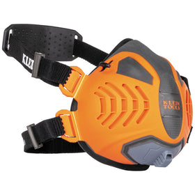Klein Tools 60552 respirator front view showing compact profile for clear vision