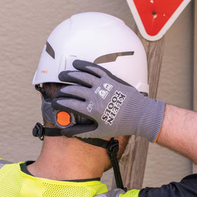 Klein Tools 60587 machine washable gloves simplify cleaning.