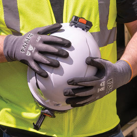 Klein Tools 60590 ANSI A4 cut resistant gloves for safer handling