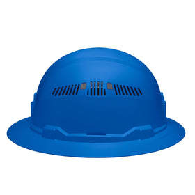 Flexible suspension system on Klein Tools 60871BR hard hat for secure fit