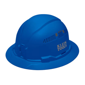 Klein Tools 60871BR vented hard hat, full brim, for cool all-day wear