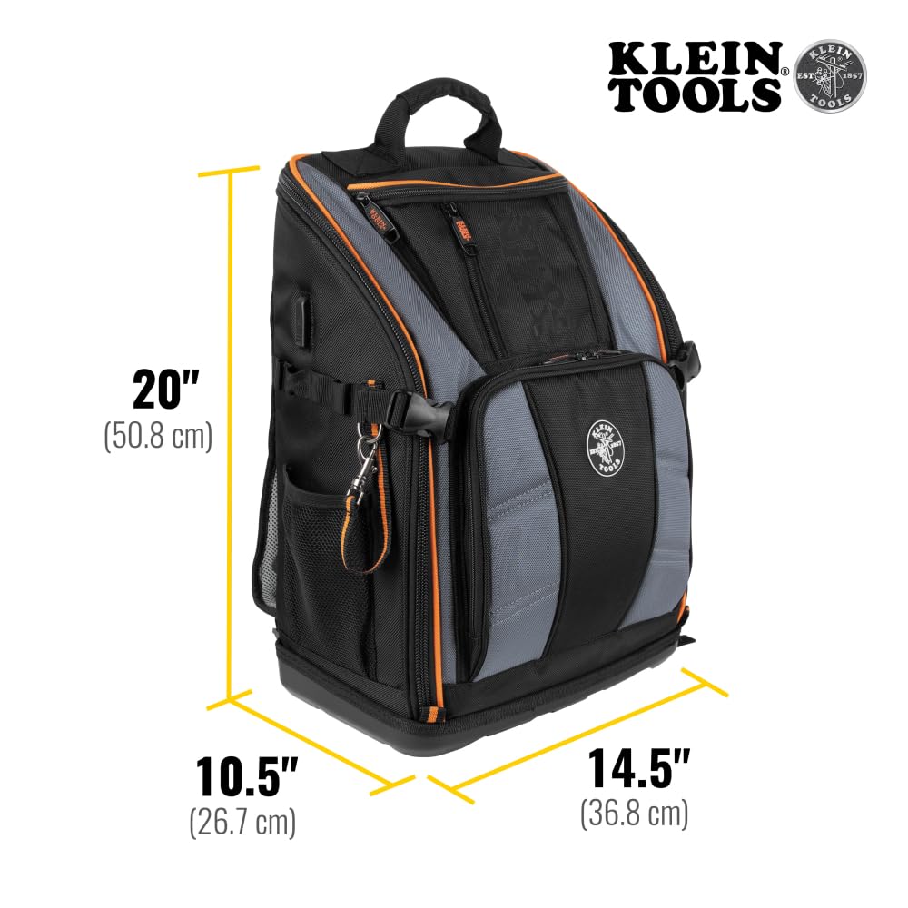 Klein Tools 62482 molded bottom maintains upright stance and protection