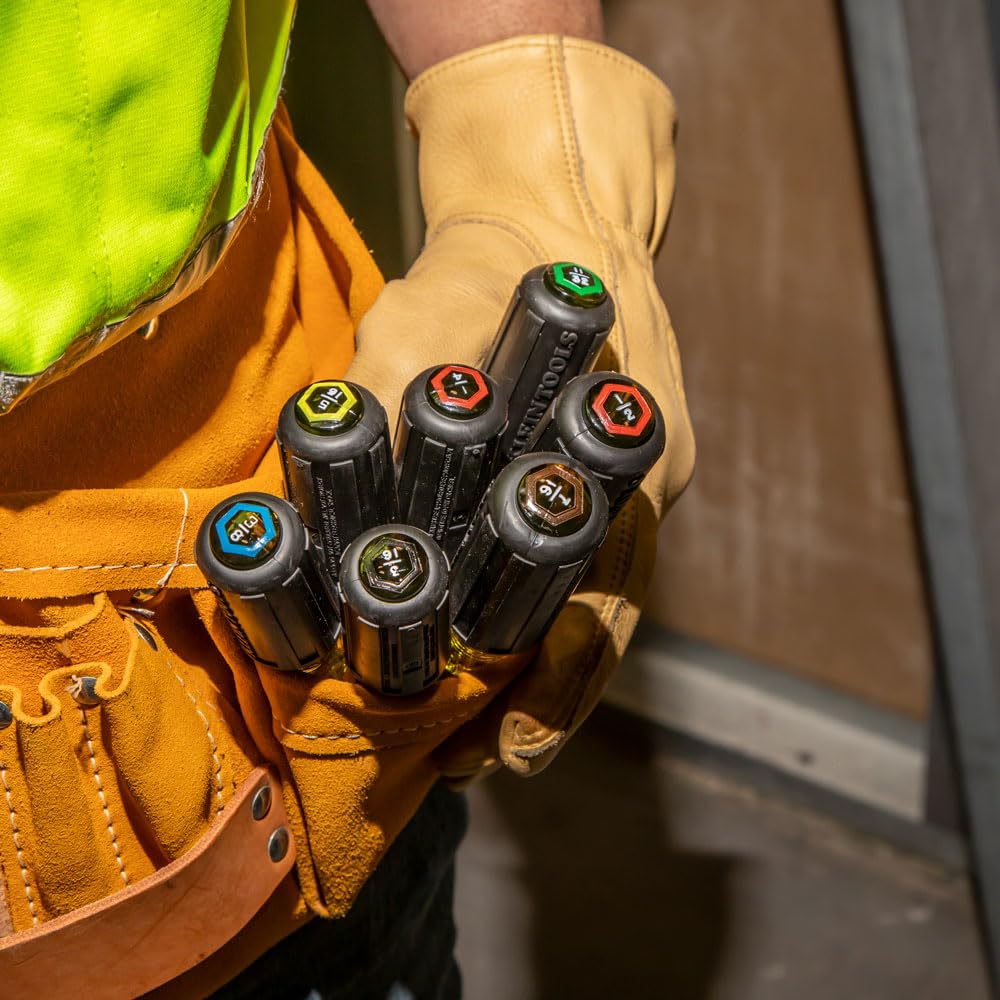 Klein Tools 631 Cushioned-Grip handles for greater torque and comfort.