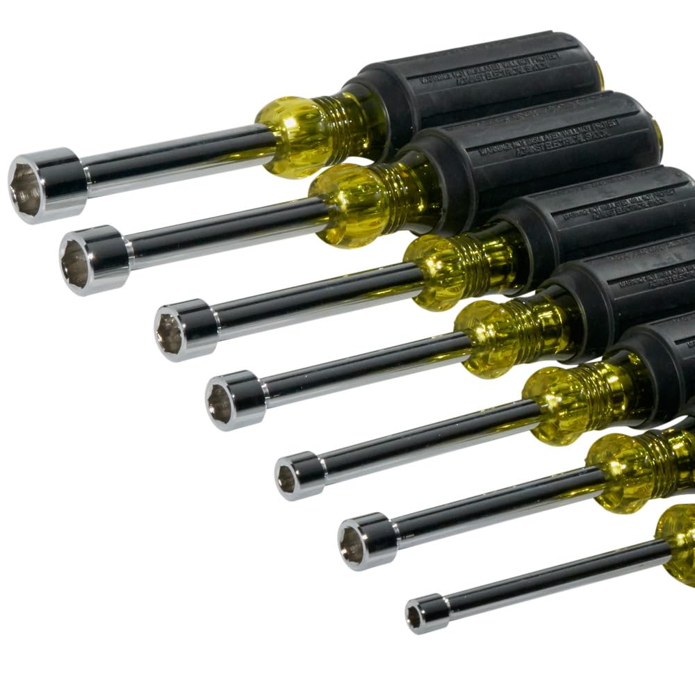 Klein Tools 631 hollow shaft with integral flanges for twist resistance.