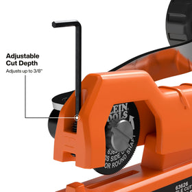 Klein Tools 63625 tool free blade replacement enables quick maintenance on site