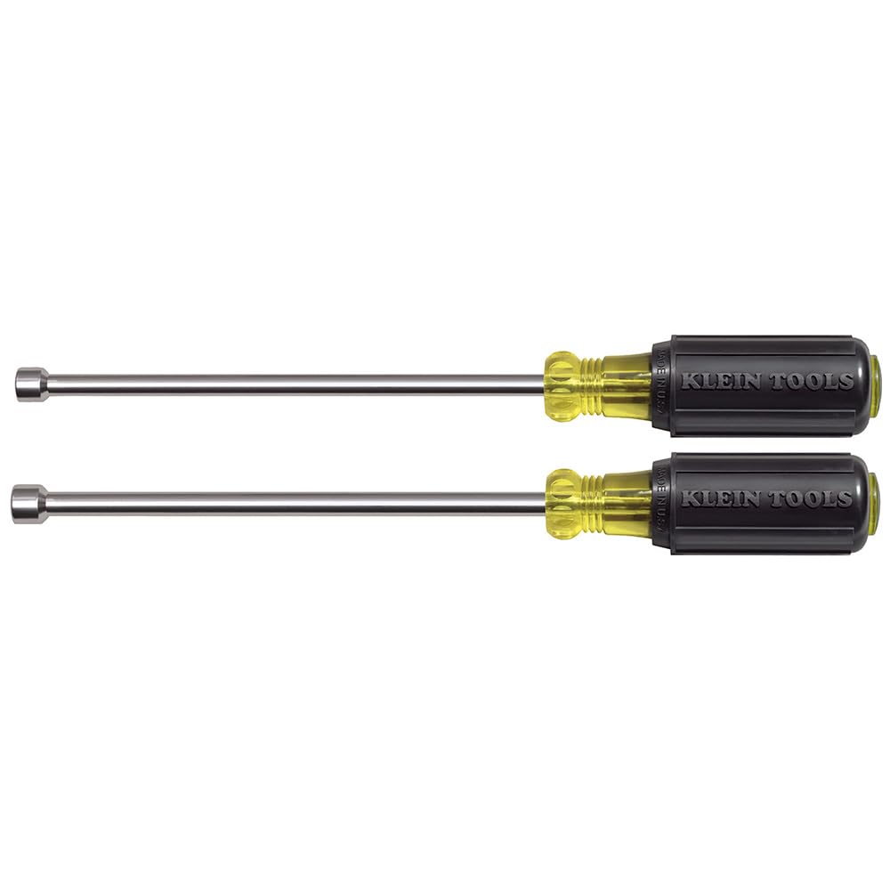 Klein Tools 646M magnetic 1/4 inch nut driver for secure fastener pickup.