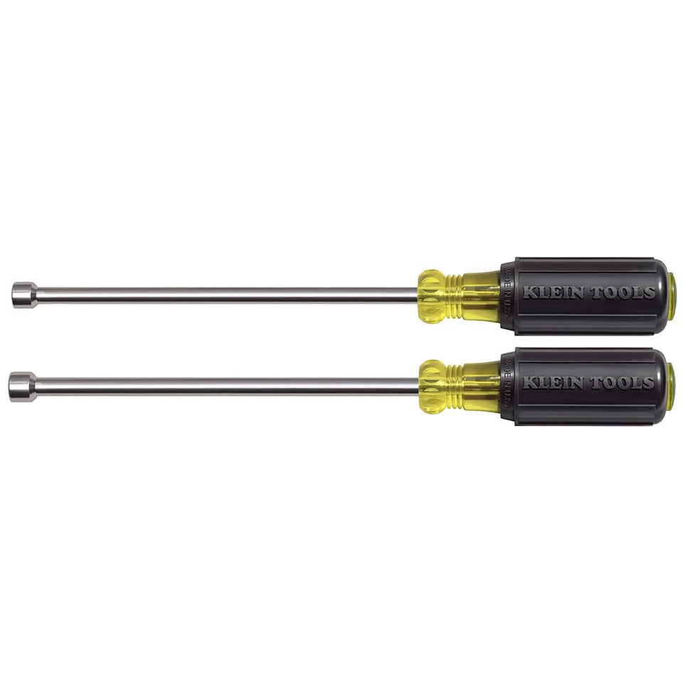 Klein Tools 646M magnetic 1/4 inch nut driver for secure fastener pickup.