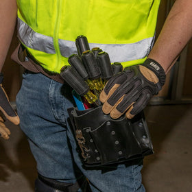 Klein Tools 647M USA-made badge visible during close-up.